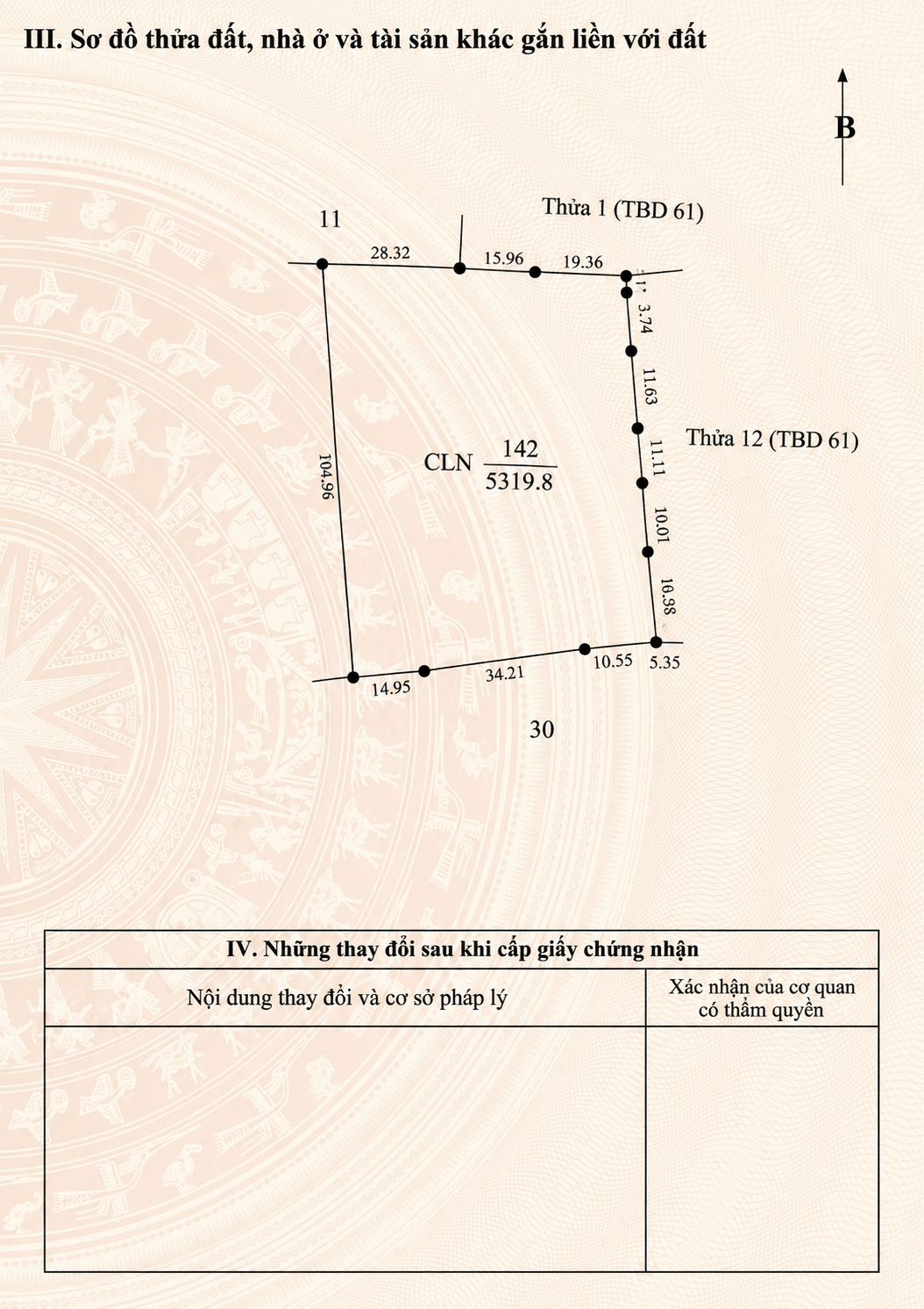 Sơ đồ thửa đất cà phê diện tích 5319m2 tại xã Dliêya tỉnh Đắk Lắk phù hợp đầu tư nông nghiệp và farm nghỉ dưỡng